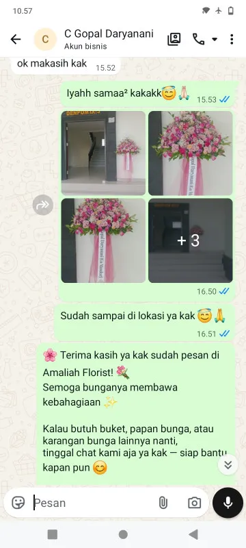 Pengiriman Karangan Bunga Pangenrejo Purworejo